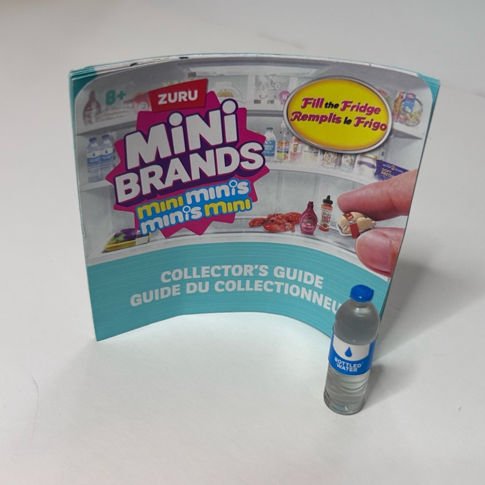 Zuru Mini Brands Fill the Fridge Bottled water mini